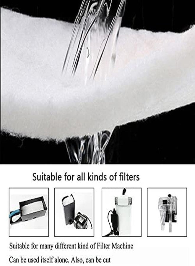 VAYINATO® 6 in 1 Biochemical Filter Cotton White Sponge for Aquarium Top Filter Media, Sump & Aquatic Fish Tank Water Cleaning | Suitable for All Kinds of Filters by Petzlifeworld - Image 5